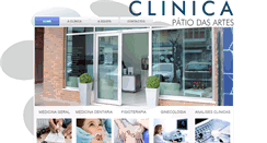 Desktop Screenshot of clinicapatiodasartes.com